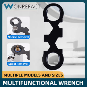 Faucet 6-in-1 Wrench Multi-Purpose Removal Tool Portable 4-Jaw Hexagonal Wrench Maintenance Installation and Removal Tool