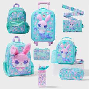 Smiggle Australia Cartoon School Bag Medium Size Kindergarten Backpack Leisure Bag Dual Shoulder Strap Reduces Burden