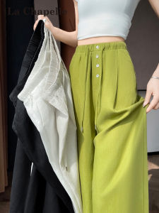 La Chapelle | Thin and Breathable Womens Wide Leg Pants Tencel Linen