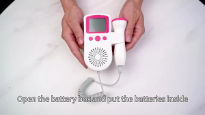 Baby Heart Rate Monitor Pregnancy Baby Fetal Sound Detector for Ultrasound Fetal Baby Heart Monitor Device Medical LCD Screen Heart Rate Monitor