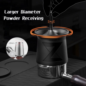 IKAPE Coffee Blind Shaker Espresso Powder Receiver Cup Coffee Powder Receiver Container for 51/54/58mm Portafilters (z-graphs)