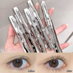 1/2pcs Steel Tube Mascara - Fiber Volumizing Mascara Eye MakeupDense Lash ApplicationLonglasting Wear for Parties Festivals