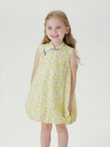 Marc&Janie | New Chinese Style Summer Childrens Flounced Dress