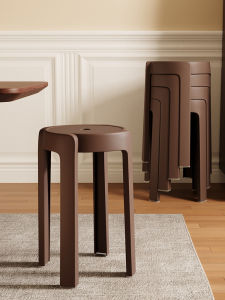 MU FENG ZHI NAN | Đôn Ghế Tròn Cao Bền Dày Đựng chồng Hiện Đại Minimalist