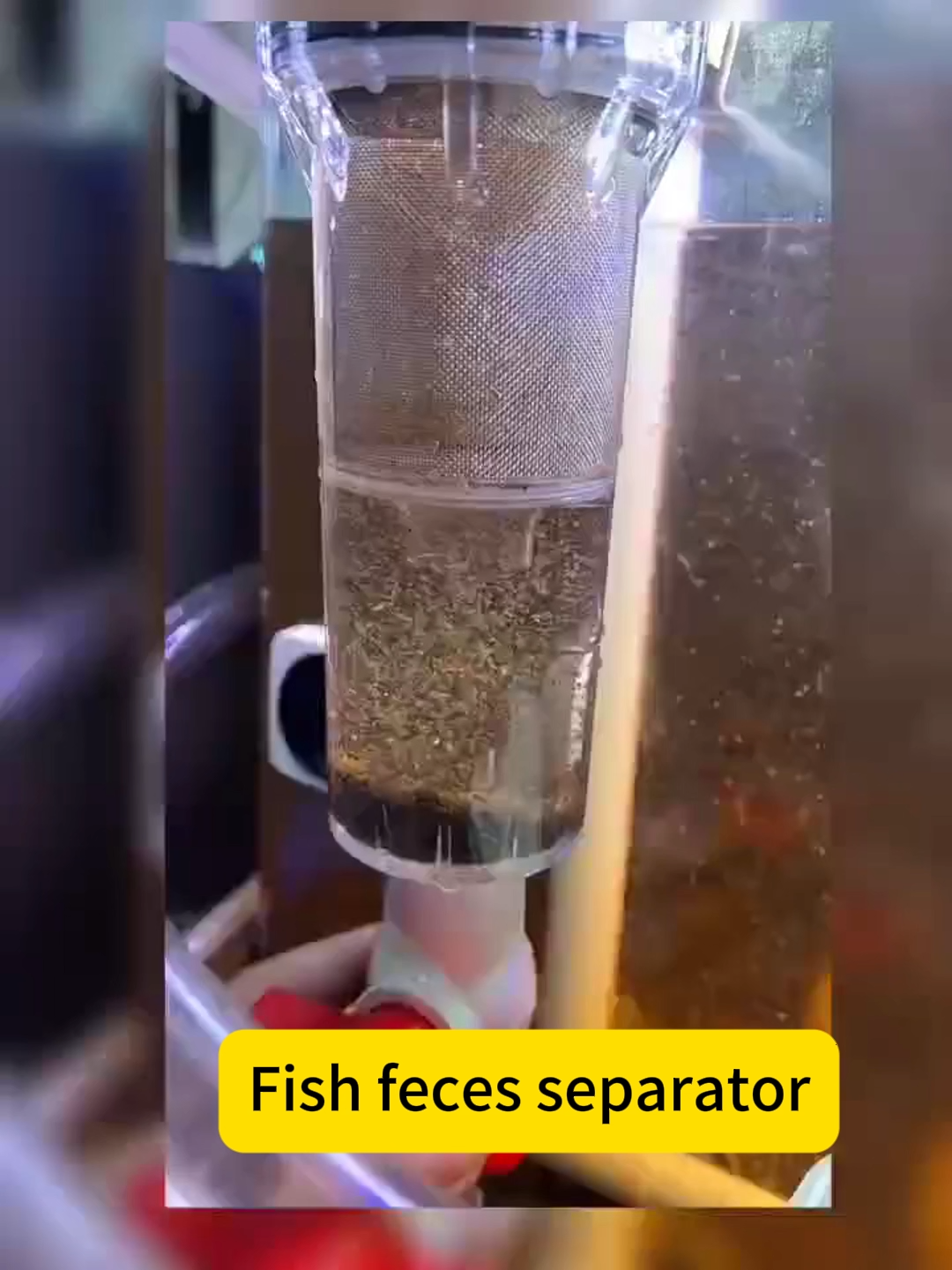 Fish tank and toilet 200 mesh filter fish tank feces separator super filtering effect