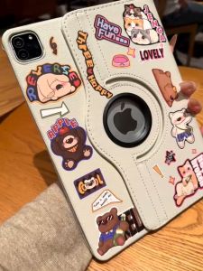 360.เคสฝาพับ เคสหมุนได้ 360° เคส Samsung Tab A9 Plus /Tab A7 lite/Tab S6 lite/Tab S9 FE S9FE S7 S8 เคสหนัง ลายการ์ตูน