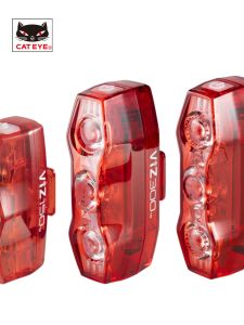 Cateye Viz450 Bike Tail Light Mountain Bike LED Warning Light Waterproof Rechargeable Cycling Safety Light Cat Eye