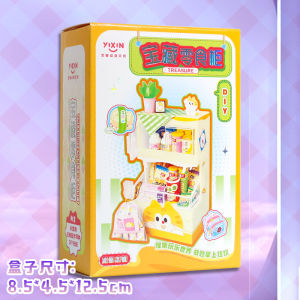 Mini DIY Handmade Coffee House Dollhouse Scene Model Kit for Children Adult Assembly Toy from China Food Themed Static Model