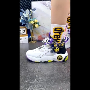 New Fashion Rubber High cut Basketball Shoes For Men non-slip Sports Sneakers Size39-45