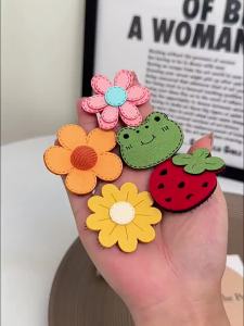 hellocandy | Handmade Cartoon Fruit & Vegetable Design Anti-Slip Magic Tape Hair Accessories