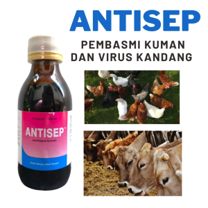 ANTISEP 120 ML - pembasmi kuman dan virus kandang