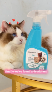 [SG Stock] Pet Deodorising Spray / Odour Remover - Pet Odour Eliminator for Dog Cat Removes Urine Litter Box Smell Pet Safe Room Freshener Spray