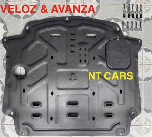 Chắn bùn gầm động cơ TOYOTA VELOZ & AVANZA 2022->2026 (đầy đủ bulong ốc vít) NHỰA ABS DẦY 5mm CHỊU NHIỆTCHỊU VA ĐẬP MẠNH