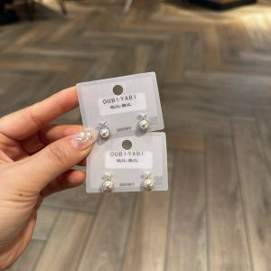 French Style Pearl Earrings S925 Silver Needle Commute Fashion Simple Alloy Gold Plated Womens Jewelry Ear Jewelry