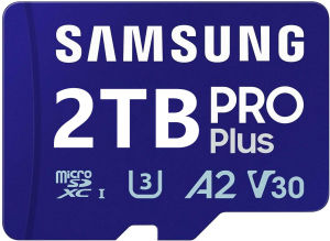 SAMSUNG PRO Plus MicroSD Memory Card + Adapter Up to 180 MB/s C10 U3 V30 A2 For Android Smartphones Tablets