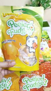 Lianggui Peeled Fudge Mango Lychee Strawberry Orange Mix Fruitty - Permen Lunak Bisa Di Kupas