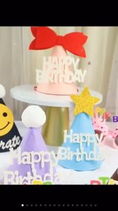 [SIÊU HOT - Mũ 3D] Mũ sinh nhật 3D phong cách Hàn Quốc cho bé