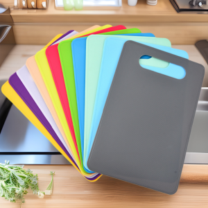 Modern Simple Style PP Plastic Rectangular Cutting Board Double-Sided Kitchen Fruit Cutting Board Childrens Auxiliary Food Board