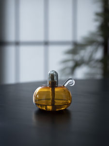 Atmospheric Tea Brewing Glass Alcohol Lamp with Stand High Temperature Resistant Base Tea Cooking Device Transparent Design