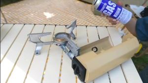 Camping Stove Cassette Stove Portable Folding Outdoor Butane Stove Windproof Picnic - KeiMav