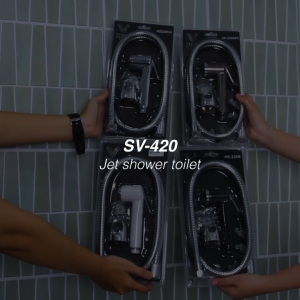 VONE Jet Shower Toilet Bidet Kamar Mandi Chrome Putih SV-420 ( VONE EXQUISITE )