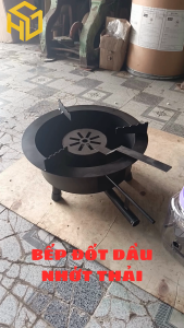 Bếp Đốt Nhớt Dầu Thải – Bếp Dầu Hoá Khí Đường Kính 40cm | Loại Dày Nặng 6kg Chịu Tải 100kg
