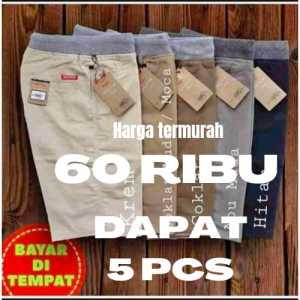 TURUN HARGA!!!  CELANA CHINOS PENDEK PRIA DEWASA / CELANA SANTAI DISTRO CONOS BISA COD
