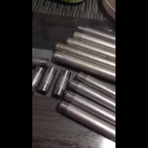 GI Nipple Pipe 2"x2"-2"x10" Schedule 30 Threaded Pipe Fittings Per Piece