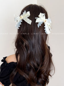 กิ๊บติดผมหมีผูกโบว์ผีเสื้อสไตล์ญี่ปุ่นและเกาหลีสำหรับผู้หญิง รุ่นใหม่ 2024 ที่สวมใส่สบายและน่ารักสำหรับผมข้างหลังศีรษะ