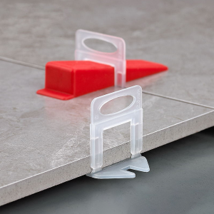 M.G.【Ready in Stock】 100Pcs Insert Wedge Tile Leveler Systemy Transparent Clips For Stone Installation Use
