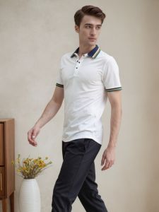 Áo Thun Polo Cổ Bẻ Mùa Hè Làm Việc Mát Mẻ Nhanh Khô Vải Polyester Thoáng Khí Chống Tia UV Chống Tĩnh Điện Chống Bám Bụi