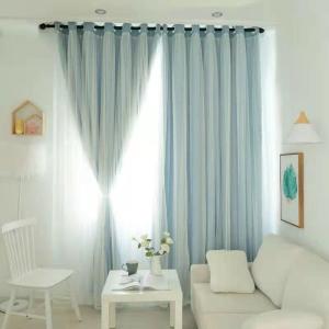 SHUNCHAOYUE | Two Layers Hollow-out Star Style Princess Curtains