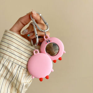 Adorable Star Kirby Silicone Protective Case for Bluetooth Tracker AirTag Soft Shell Digital Accessories by YN