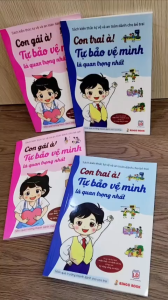 Bộ Sách Giáo Dục Sớm Con Trái Con Gái - Tự Bạo Vệ Minh Lực Cho Bé 0-5 Tuổi