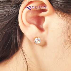 MEILYN Anting Tusuk Cengkeh Lapis Emas Mata 1 Bulat GG6 All Variant