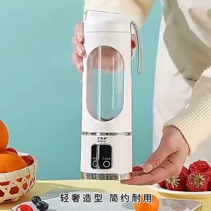 MEEVIDA 12 Blades Juicer Blender Intelligent Portable Cup Mini Juice Mixer LCD Display Large Capacity 便携式果汁