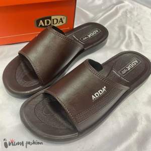 ADDA รุ่น 7Q13 รองเท้าแตะผู้ชาย รองเท้าแตะแบบลำลองแบบสวม รองแตะหนังสีขาว สวมใส่สบาย น้ำหนักเบา ไซส์38-45