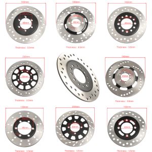 130/160/180/200/220mm Universal Front Rear Brake Disc for 50/90/110/125/150/200/250cc ATV Quad Go Kart Buggy UTV Trike Dirt Bike