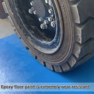 🔥Wear-Resistant Waterproof 🔥3 in 1 Epoxy Floor Paint 1000g With Brush Roller Brush Outdoor Indoor Direct Use Suitable For Warehouse Workshop  Garage Office Gym Factory Playground