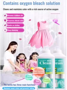 White clothes restorer dissolver wash fragrance retention laundry detergent