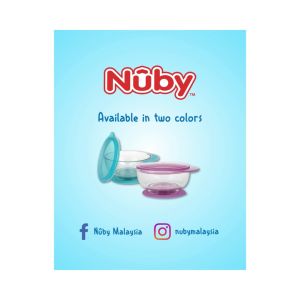 Nuby Tritan bowl with suction base and lid