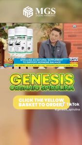 (300 tablets) GENESIS Organic Spirulina Recommended by Doctor Joseph Lee By panalodito888 authentic