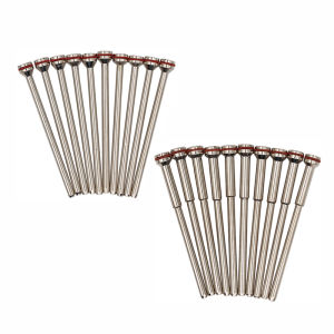 10pcs Dental Polishing Shank Mandrel High Hardness Bipolar Professional Disc Mandrel Shank Dental Drills for Oral Care