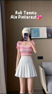 Oppa Style Shop Mini Tennis Skirt / Rok Pendek Wanita Mini Skirt Korea / Tennis Skirt With Inner
