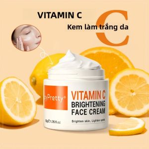 Kem Dưỡng Da Mặt JoyPretty Vitamin C 50ml Niacinamide Dưỡng Ẩm Làm Trắng Mờ Vết Thâm Hyaluronic Acid Chăm Sóc Da Cho Cả Nam Và Nữ