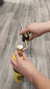 TUNGFULL MAPP Propane Gas Blow Torch Soldering Brazing Welding Torch Gas Burner for Plumbing Barbecue Cooking DIY Repair Tools