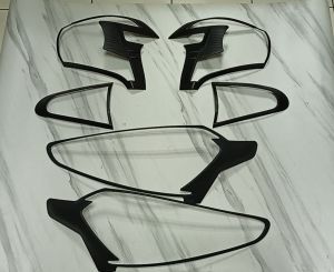 Paket Garnis Lampu Depan Belakang Mobil Sienta 2016 Garnish Hitam