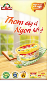 [Date: 15/2/2026] Bơ margarine Bơ mặn Meizan hộp 200gram - Bắp rang Bánh ngọt Chiên xào