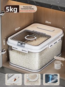 MEYGOROOM | Moisture-Proof Insect-Resistant Sealed Rice Storage Container