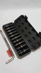 JLD Kunci Shock Impact 1/2" 8-24mm 6pt Chrome Panjang / Mata Shock / mata shock impact panjang